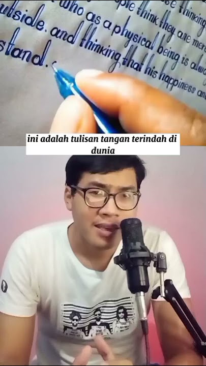 INI TULISAN TANGAN TERBAGUS DI DUNIA 😱 PUNYAMU?