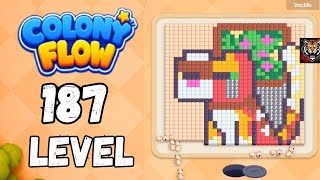 Colony flow Level 187 Walkthrough Solution