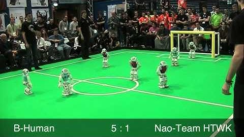 B-Human vs. Nao-Team HTWK, RoboCup 2013, SPL Final, 2nd Half