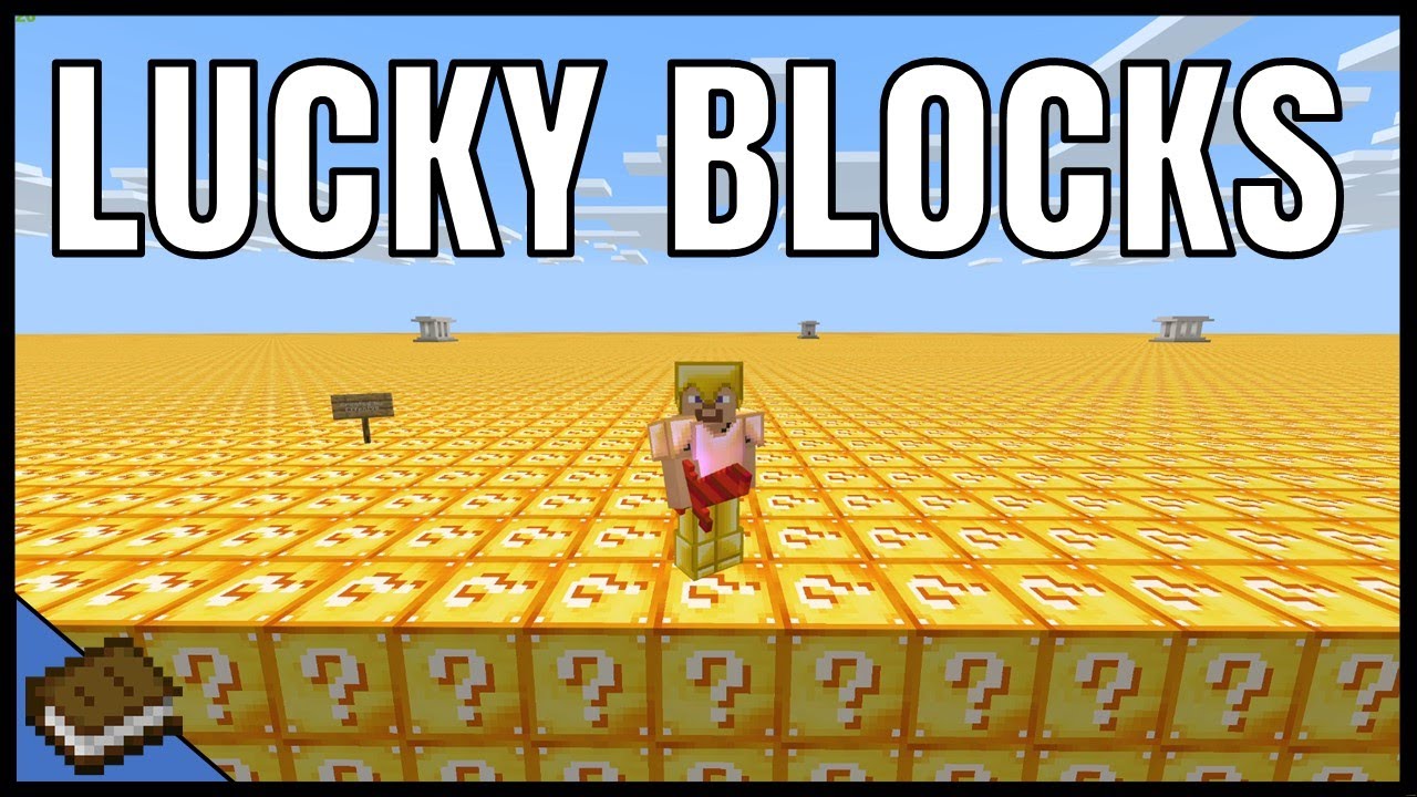 Lucky Blocks Race Map (1.19) - MCPE/Bedrock 