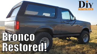 Restored Ford Bronco | 1990 Ford Bronco Restoration Project