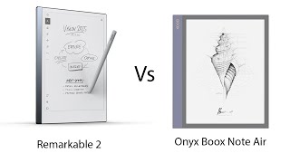 Remarkable 2 против Onyx Boox Note Air