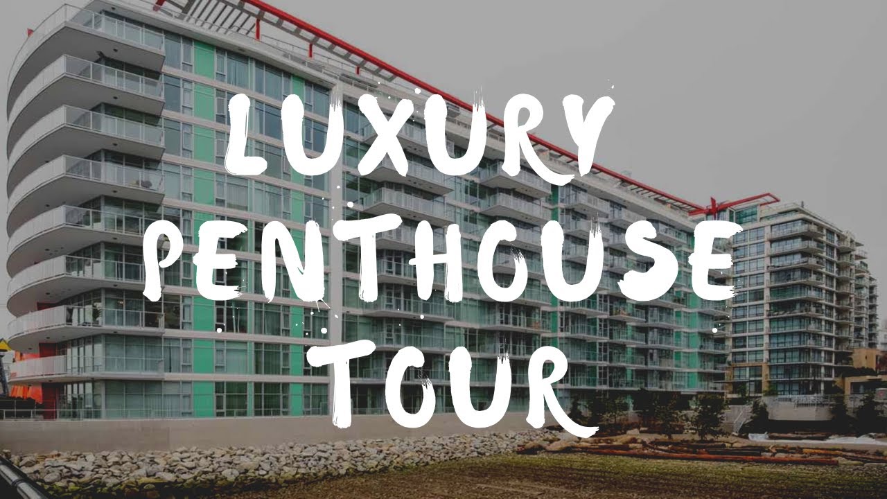 Luxury Penthouse in North Vancouver - Waterfront Apartment Tour
