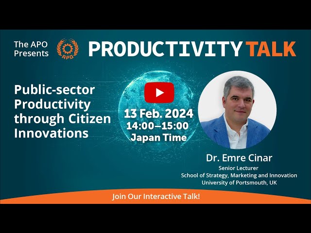 Public-sector Productivity through Citizen Innovations