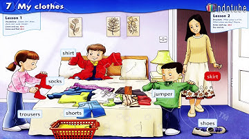 FIRST FRIENDS 1--UNIT 7 --MY CLOTHES --LESSON 1
