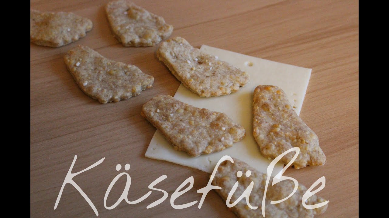 Käsefüße | würzige Käse Cracker Rezept | Creatory - YouTube