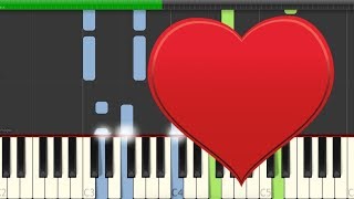 Video thumbnail of "Canción para Enamorar a una Mujer EASY Piano Cover Midi tutorial Sheet app"