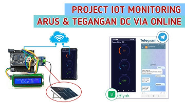 MEMBUAT PROJECT IOT MONITORING ARUS DAN TEGANGAN DC DENGAN NODEMCU & SENSOR DC INA219 #iotptoject