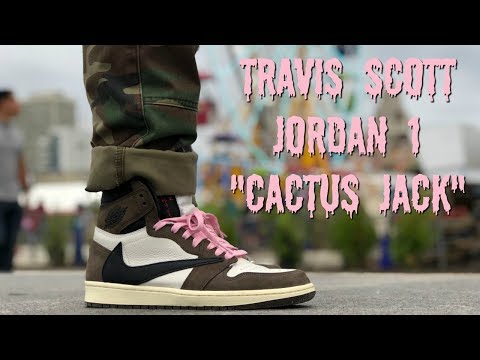 Cactus Jack Jordan 1 On Feet Online