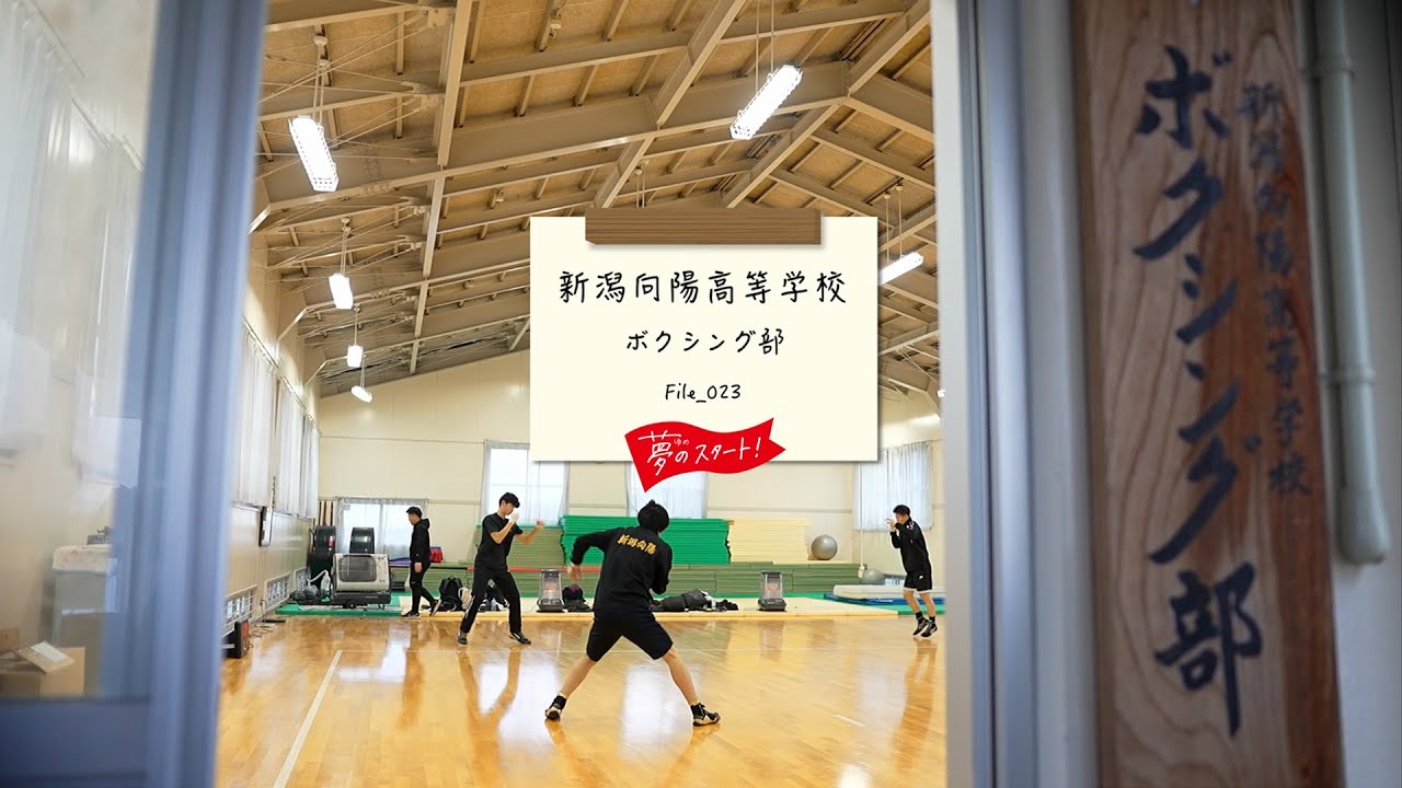 【夢のスタート！】🥊＃File_023は新潟向陽高等学校 ボクシング部をピック！