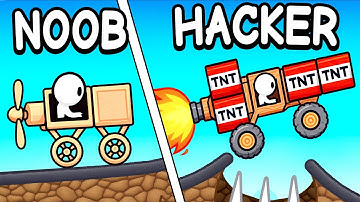Noob vs Pro vs Hacker Car in Ride Master