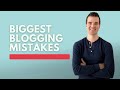 The 5 BIGGEST Blogging Mistakes To Avoid When Starting A Blog