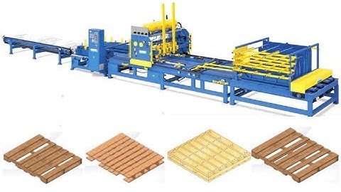 SF901 automatic stringer pallet nailing machine