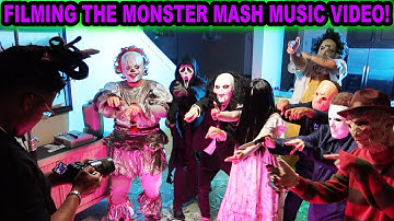 FILMING THE MONSTER MASH MUSIC VIDEO!