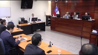 Audiencia de lectura de veredicto contra imputados por el homicidio del profesor Nibaldo Villegas