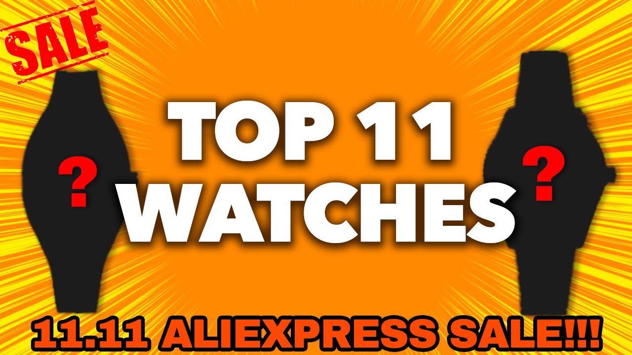 ТОП-11 часов, которые можно купить во время РАСПРОДАЖИ ALIEXPRESS 11.11!!!
