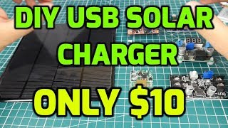 DIY Solar Panel USB Charger // Solar Charge GoPro, Phone, Power Bank