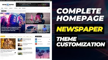 Newspaper Theme Customization | Best WordPress Theme for beginners and SEO : PART 01