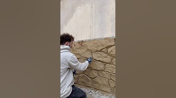 Artificial Stone Process With Concrete #inimitez #construction #inimitezacademy #piedraartificial