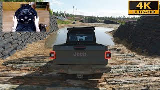 Forza Horizon 4 - 2020 JEEP GLADIATOR RUBICON - OFF-ROAD with Steering Wheel + Pedals - 4K