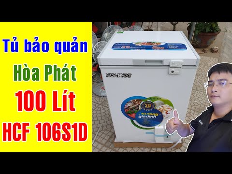 Video Tủ đông Hòa Phát HCF 106S1D 100 Lít - youtube