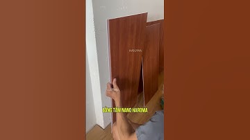 Thi công tấm ốp nhựa Nano cải tạo tường cũ cho chung cư cực nhanh | Tấm ốp tường nano | Lê Hạ Haroma