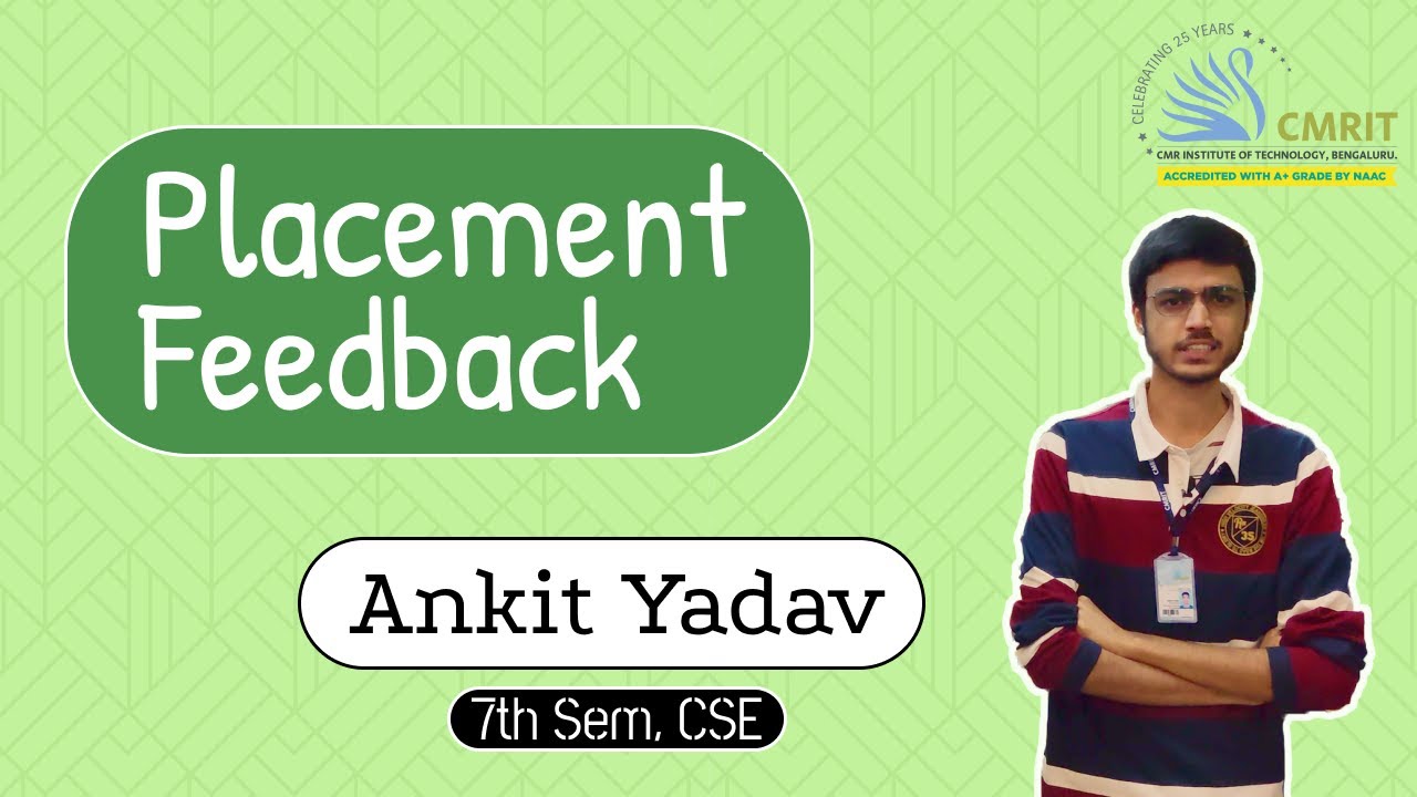 Ankit Yadav CSE Placement Feedback Amazon Highest Salary 