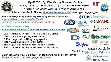 SynBYSS with Prof. David Truong at New York University, an NIH Director’s New Innovator Awardee