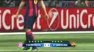 Pes 2015 - bayern x barcelona final penaltis