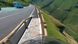 Estacas de Trueba, vega de pas, Cantabria. Honda Cbr 1100 XX. Gary moore-thunderising