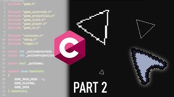 ASTEROIDS in C - Raylib Tutorial Part 2