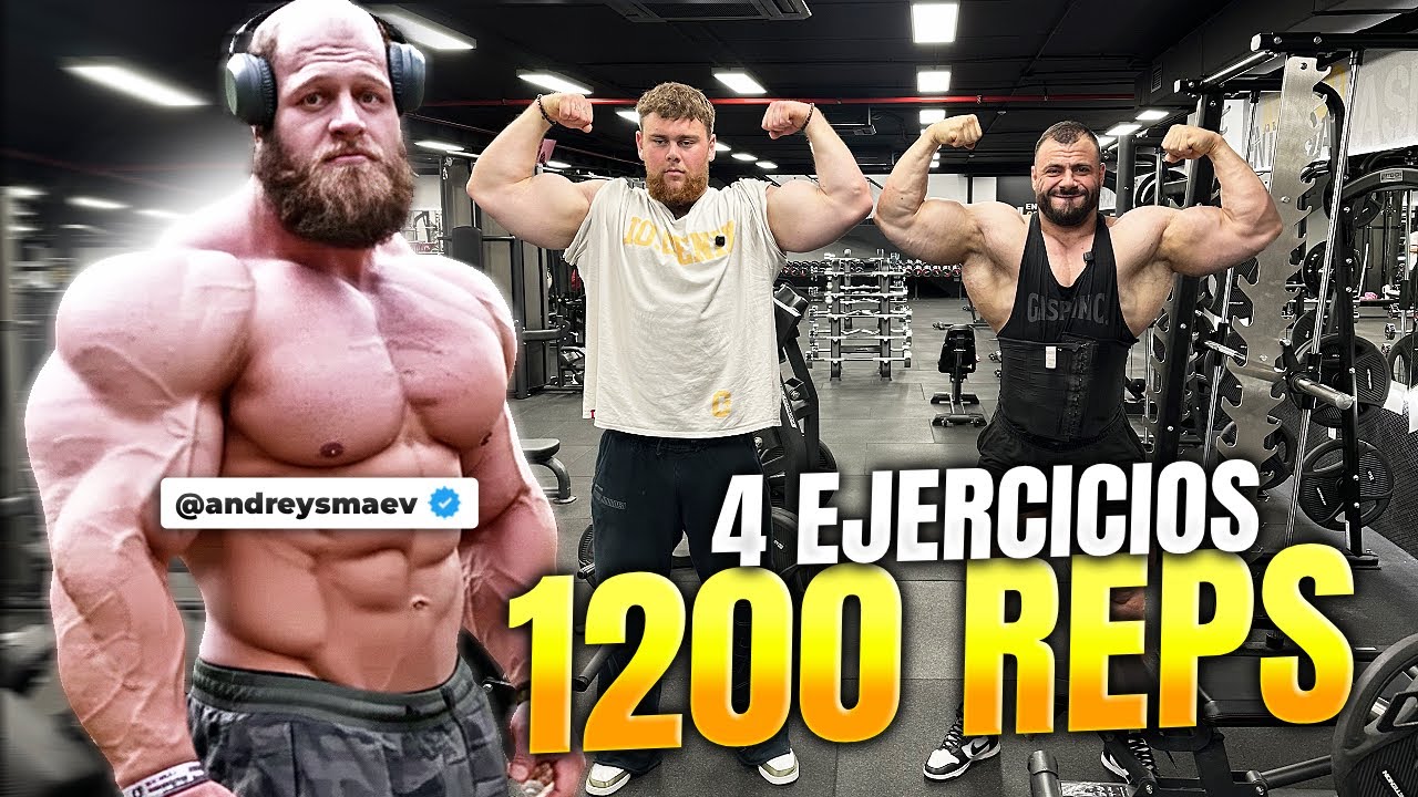 PRUEBO EL ENTRENO DE SMAEV CON ELIAS | 1200 REPETICIONES