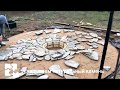 Кострище (очаг) из натурального камня своими руками. Firepit build. 5min.