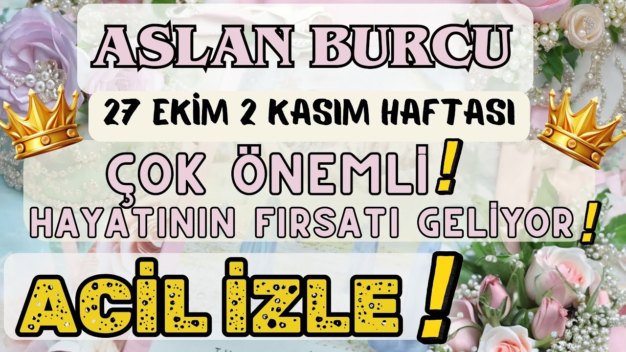 ASLAN BURCU 👑 ÇOK BÜYÜK FIRSAT KAPIDA ÖNLEMİNİ ŞİMDİDEN AL KAYBETTİKLERİN GELİYOR BAS GAZA, KAÇIRMA❗
