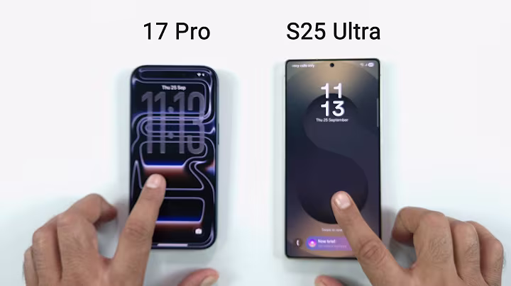 iPhone 17 Pro vs Samsung S25 Ultra - SPEED TEST!