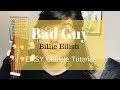 Bad Guy by Billie Eilish Ukulele Tutorial // EASY to LEARN!