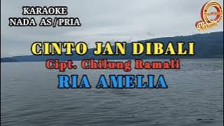 KARAOKE CINTO JAN DIBALI RIA AMELIA NADA COWOK