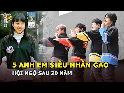 Video 5 anh em siêu nhân Gao sau 20 năm: Hội nam thần gây... - youtube