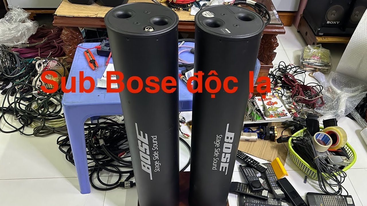 Sub Bose SBC-1, hàng độc lạ, đẳng cấp, giá tốt ae sưu tầm - YouTube