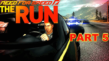 Need for speed The Run Gameplay Walkthrough Part 5-Aggressive police chase(Full HD 1080)