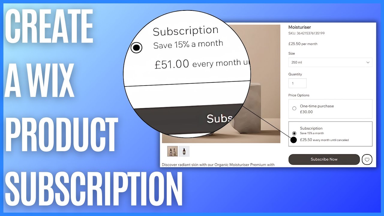 How to Create Product Subscription in Wix [Quick Guide] - YouTube
