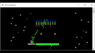 Games in C: ASCII Galaxian