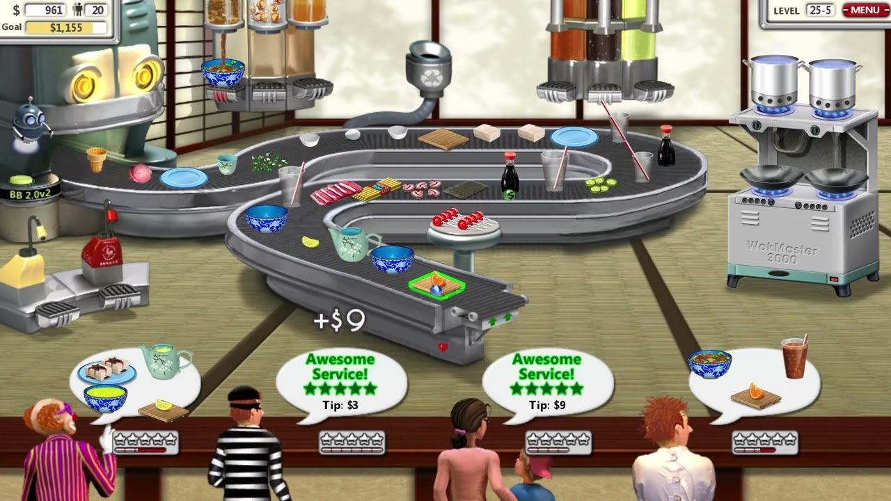 Final stages of Burger Shop 3 Expert Mode - no BurgerBot/lollipops