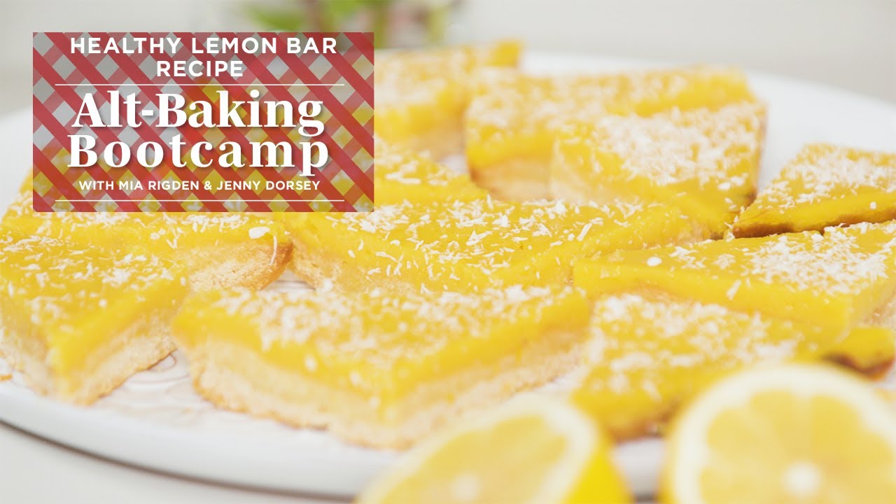 Easy, Healthy Lemon Bar Recipe | Alt-Baking Bootcamp