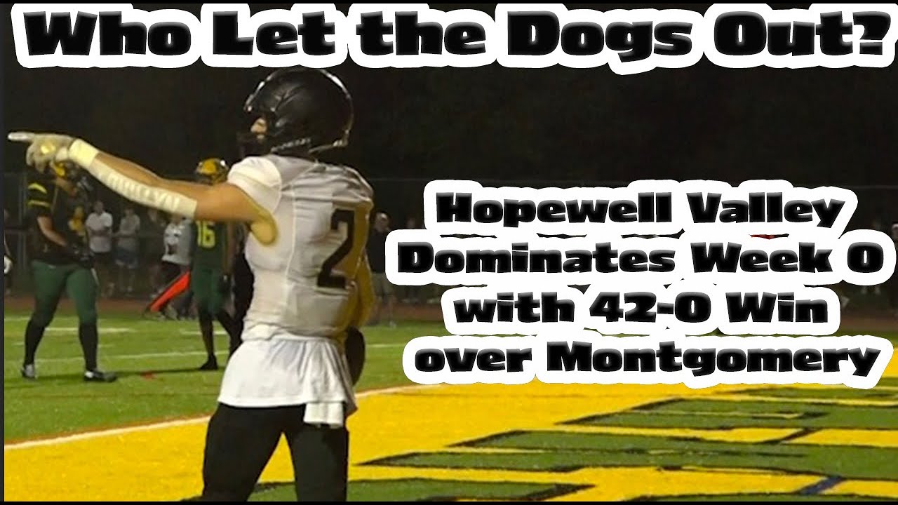 Hopewell Valley 42 Montgomery 0 | Week 0 Highlights | QB Milan Desai's 281 passing yards + 2 TDs