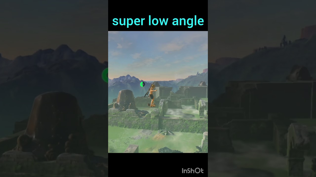 super low angle      #zelda #botw #speedrun #glitchmoments