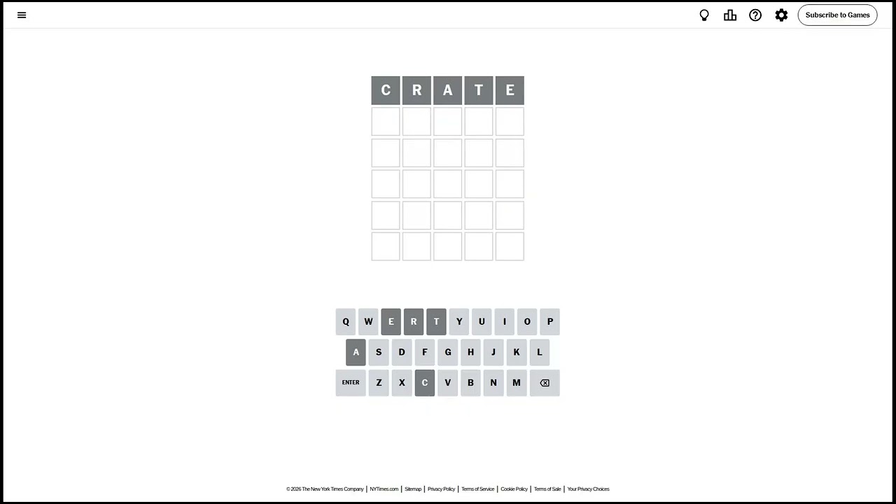 Wordle February 05, 2026 Answer | Today's Wordle Solution & Hints