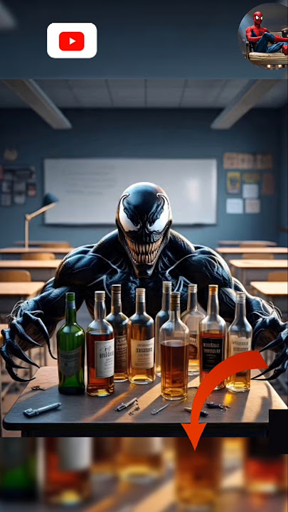 SpiderMan ko nikal na hai Deadpool and venom k daru pite hua vidoe #shorts #spidrr #spiderman