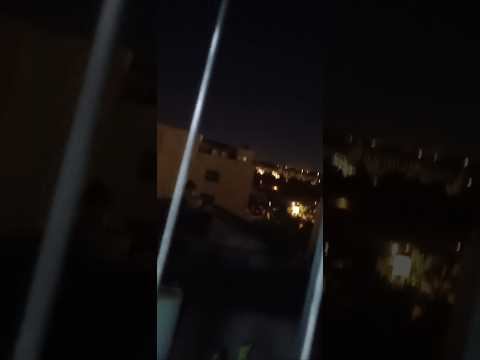 صوت الانذار الصواريخ في الاردن😁