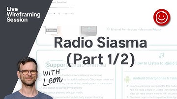 Radio Siasma with Niall Thewlis (Part 1/2) - Live Wireframing with Balsamiq